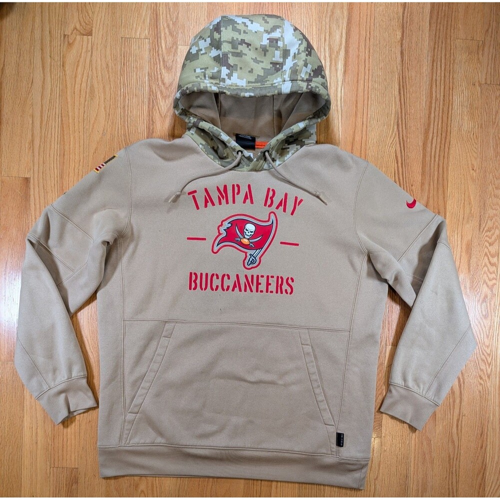 Nike Tampa Bay Buccaneers Salute To Service Hoodie Mens Large Team Issued